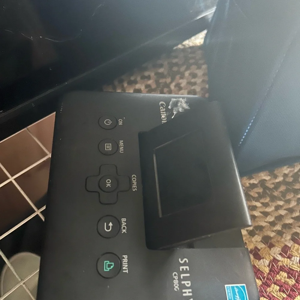 Canon Black Device with Label  selphy CP80G model